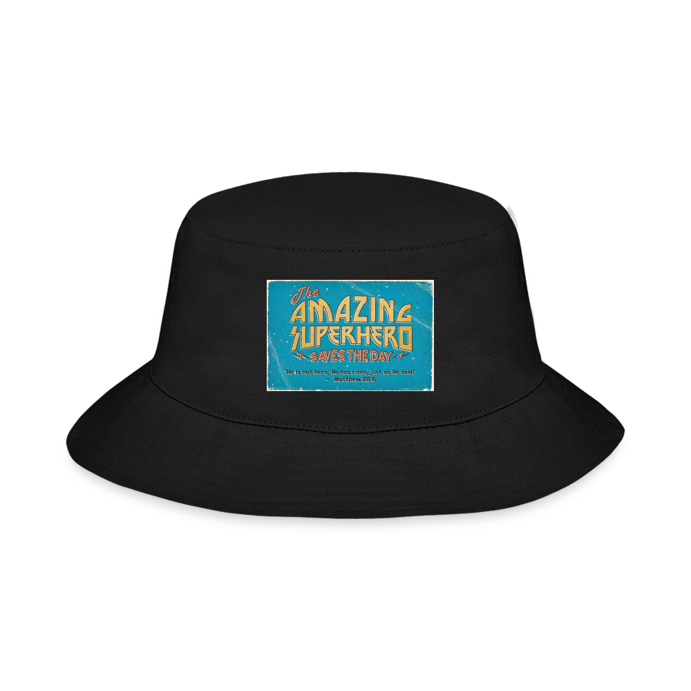 Amazing Superhero - Bucket Hat - black