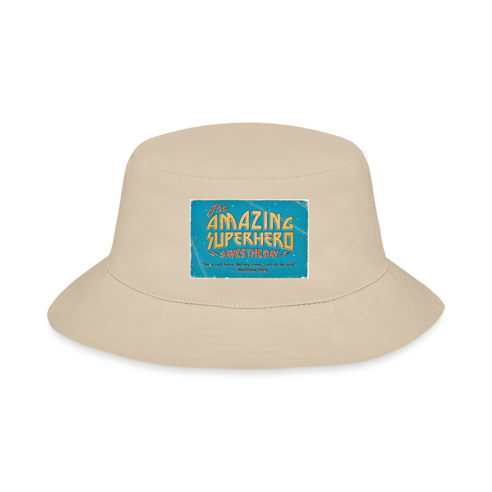 Amazing Superhero - Bucket Hat - cream
