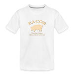 Bacon - Kid’s Premium Organic T-Shirt - white