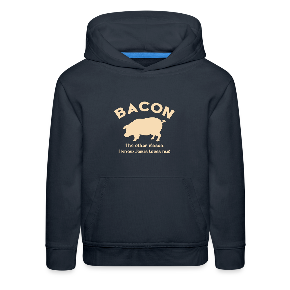 Bacon - Kids‘ Premium Hoodie - navy