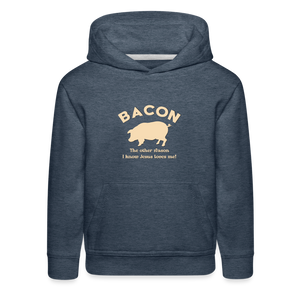 Bacon - Kids‘ Premium Hoodie - heather denim