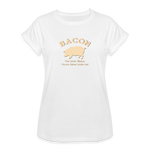 Bacon - Women's Relaxed Fit T-Shirt - white