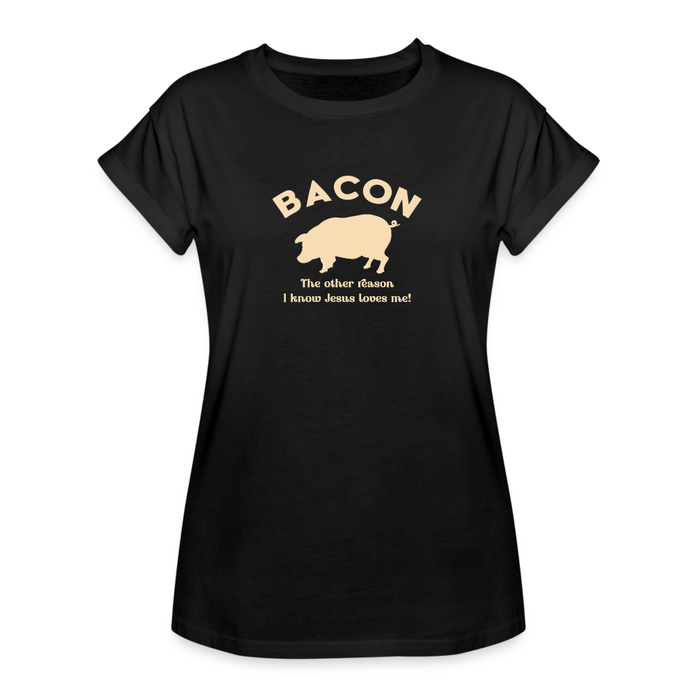 Bacon - Women's Relaxed Fit T-Shirt - black