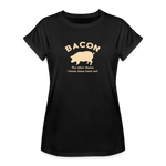 Bacon - Women's Relaxed Fit T-Shirt - black