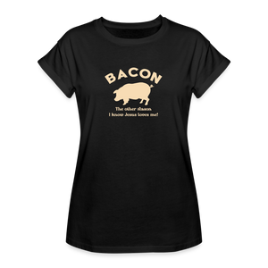 Bacon - Women's Relaxed Fit T-Shirt - black