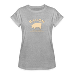 Bacon - Women's Relaxed Fit T-Shirt - heather gray