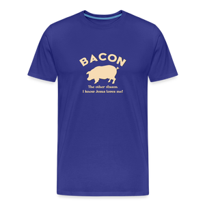 Bacon - Men's Premium T-Shirt - royal blue