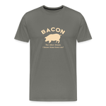 Bacon - Men's Premium T-Shirt - asphalt gray