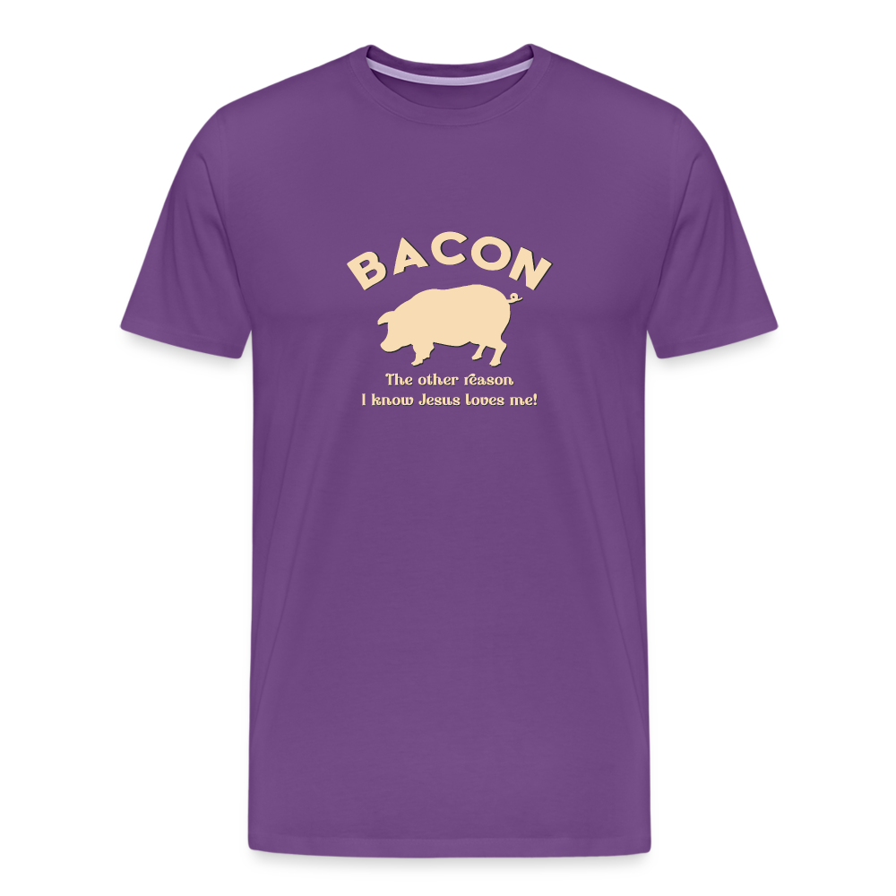 Bacon - Men's Premium T-Shirt - purple