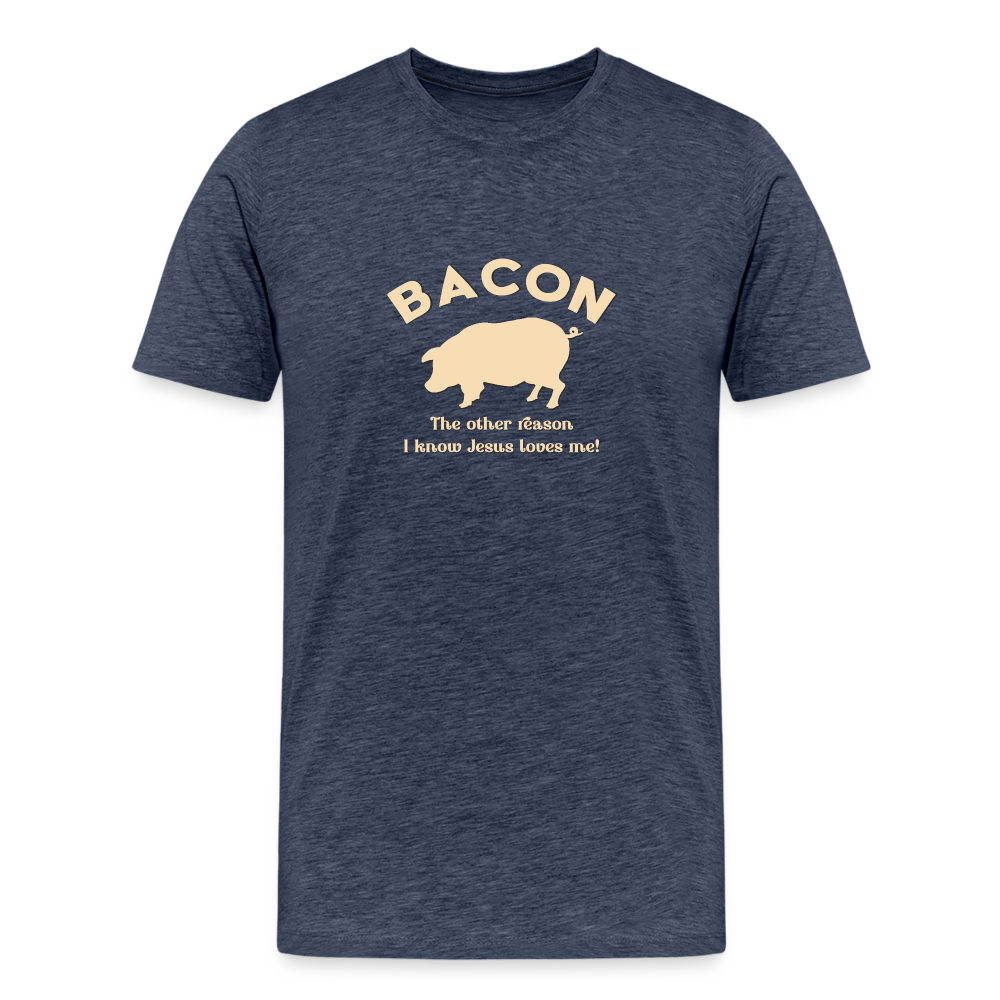 Bacon - Men's Premium T-Shirt - heather blue