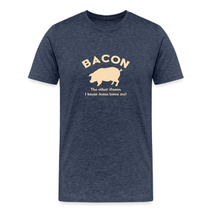 Bacon - Men's Premium T-Shirt - heather blue