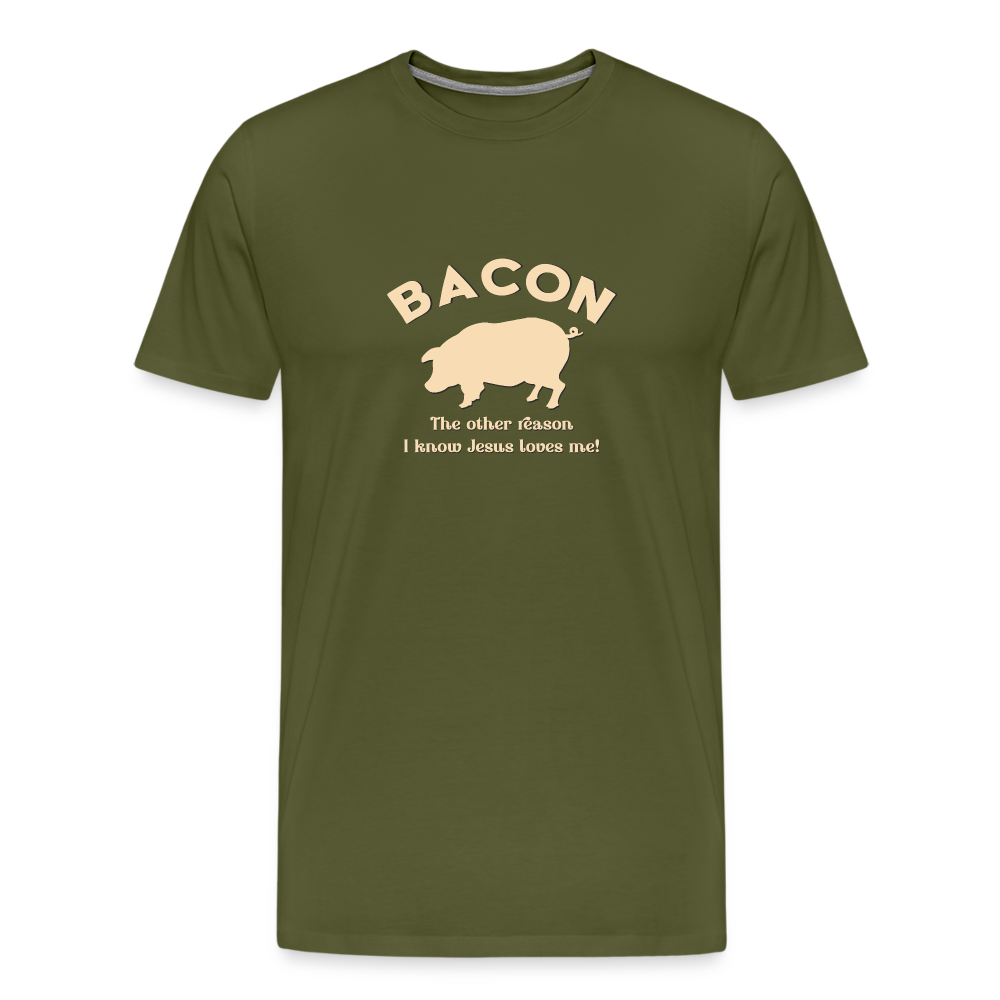 Bacon - Men's Premium T-Shirt - olive green