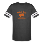 Bacon - Unisex Vintage Sport T-Shirt - vintage smoke/white