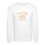 Bacon - Unisex Crewneck Sweatshirt - white
