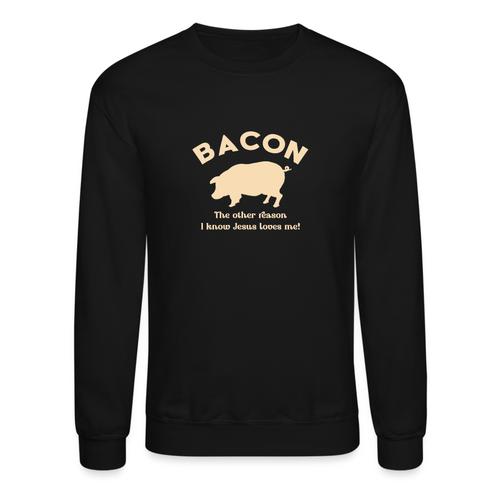 Bacon - Unisex Crewneck Sweatshirt - black