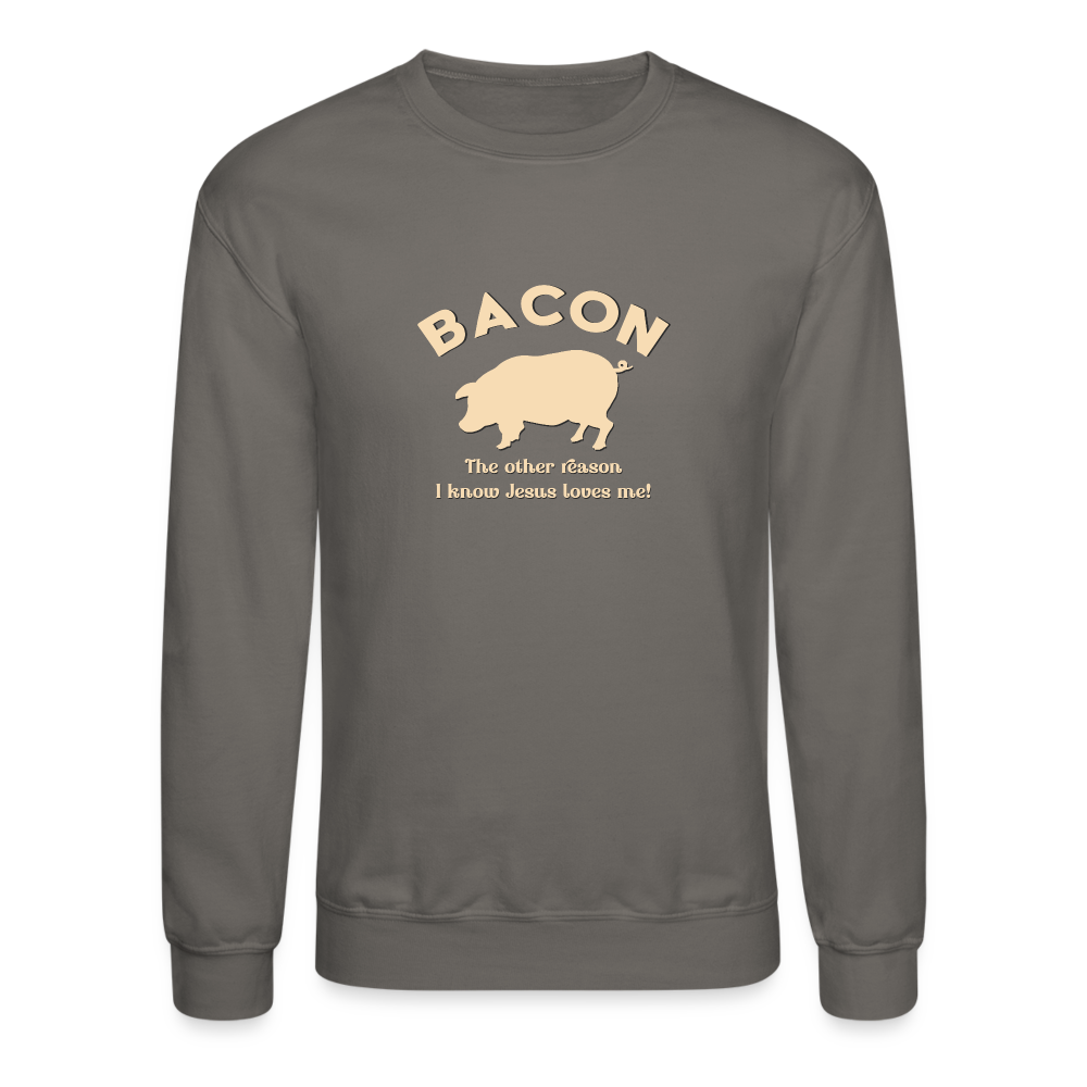 Bacon - Unisex Crewneck Sweatshirt - asphalt gray