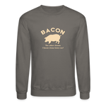 Bacon - Unisex Crewneck Sweatshirt - asphalt gray