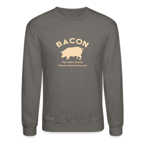 Bacon - Unisex Crewneck Sweatshirt - asphalt gray