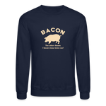Bacon - Unisex Crewneck Sweatshirt - navy