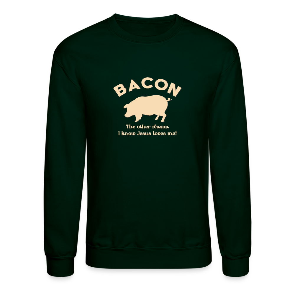 Bacon - Unisex Crewneck Sweatshirt - forest green