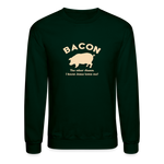 Bacon - Unisex Crewneck Sweatshirt - forest green