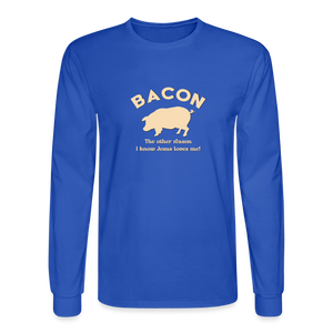 Bacon - Unisex Long Sleeve T-Shirt - royal blue