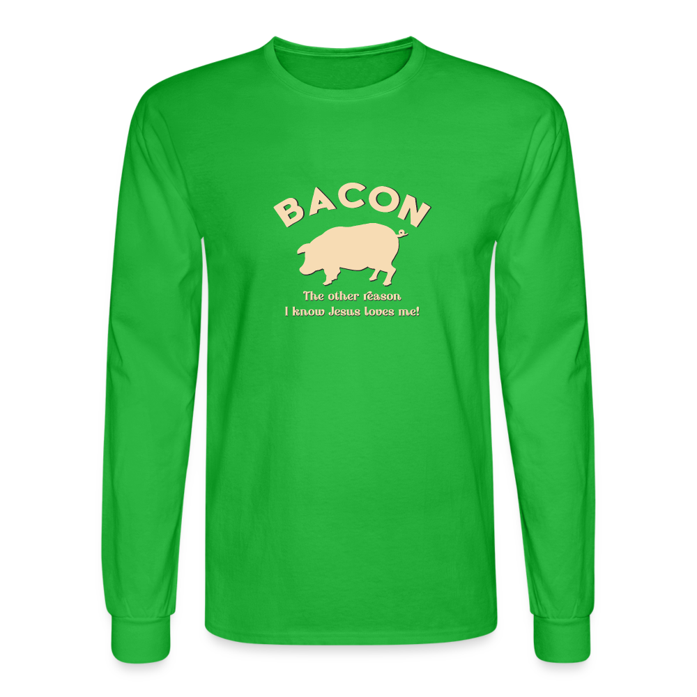 Bacon - Unisex Long Sleeve T-Shirt - bright green