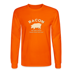 Bacon - Unisex Long Sleeve T-Shirt - orange
