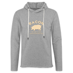 Bacon - Unisex Lightweight Terry Hoodie - heather gray