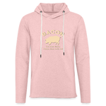 Bacon - Unisex Lightweight Terry Hoodie - cream heather pink