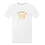 Bacon - Men’s Premium Organic T-Shirt - white