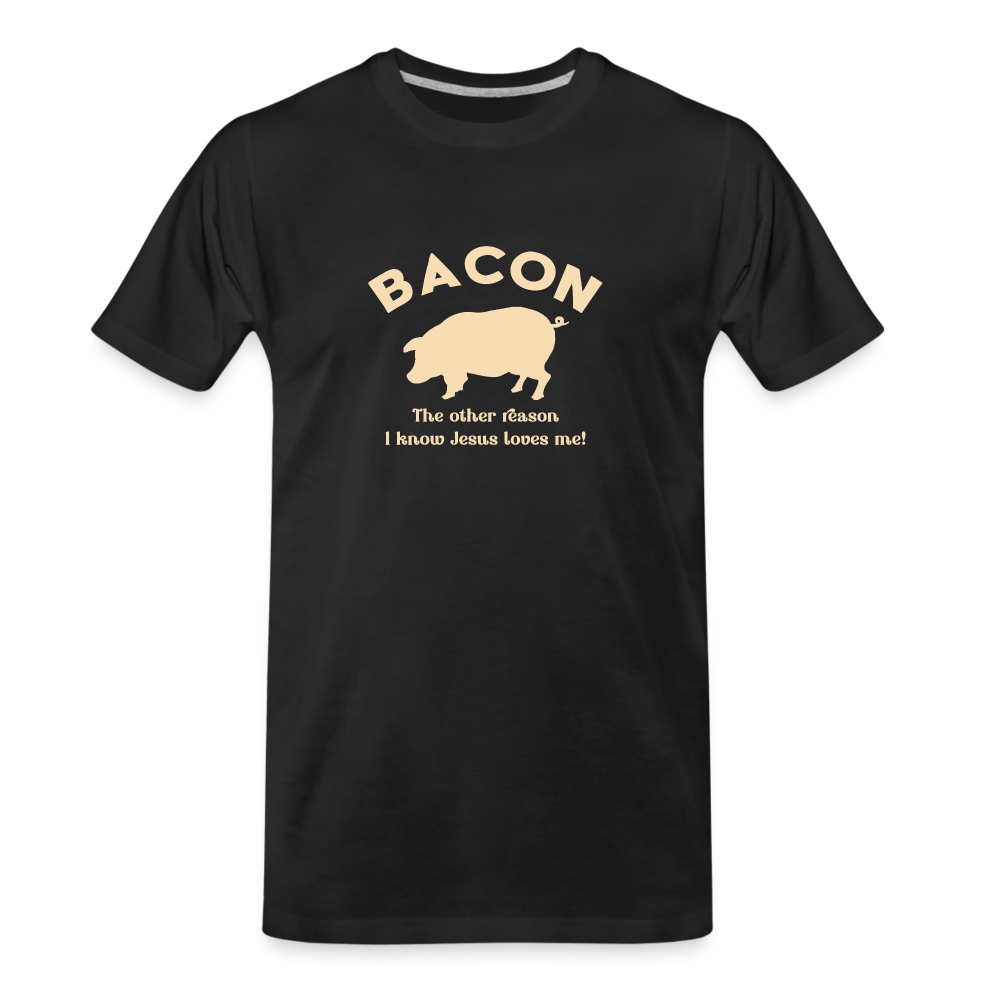 Bacon - Men’s Premium Organic T-Shirt - black