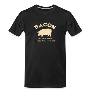 Bacon - Men’s Premium Organic T-Shirt - black