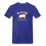 Bacon - Men’s Premium Organic T-Shirt - royal blue