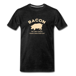 Bacon - Men’s Premium Organic T-Shirt - charcoal grey