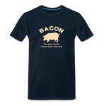 Bacon - Men’s Premium Organic T-Shirt - deep navy