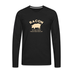 Bacon - Men's Premium Long Sleeve T-Shirt - black
