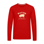 Bacon - Men's Premium Long Sleeve T-Shirt - red