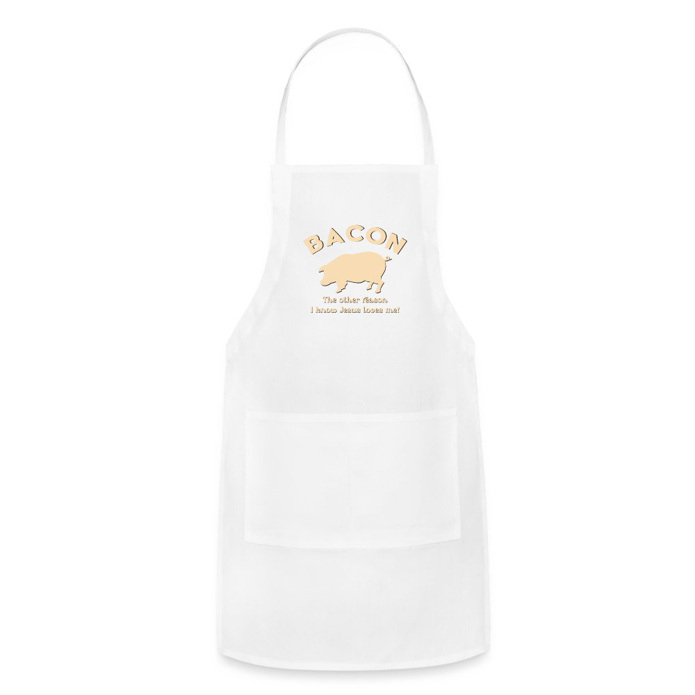 Bacon - Adjustable Apron - white
