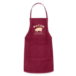 Bacon - Adjustable Apron - burgundy