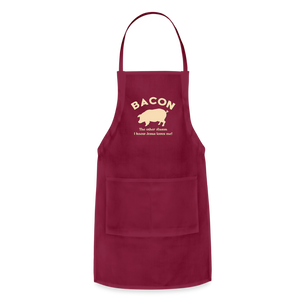 Bacon - Adjustable Apron - burgundy