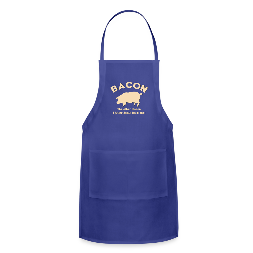 Bacon - Adjustable Apron - royal blue
