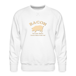 Bacon - Men’s Premium Sweatshirt - white