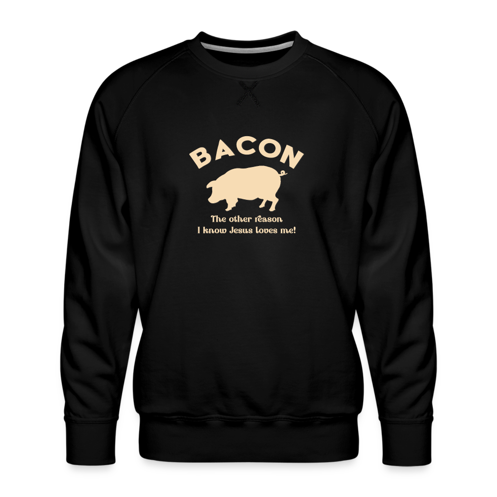 Bacon - Men’s Premium Sweatshirt - black