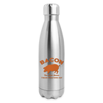 Bacon - Insulated Stainless Steel Water Bottle - silver