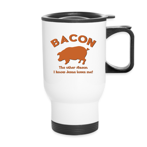 Bacon - Travel Mug - white