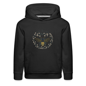 Bee Salt & Light - Kids‘ Premium Hoodie - black