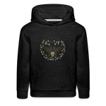 Bee Salt & Light - Kids‘ Premium Hoodie - charcoal grey