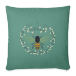 Bee Salt & Light - Throw Pillow Cover - cypress green