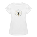 Bee Salt & Light - Women's Relaxed Fit T-Shirt - white